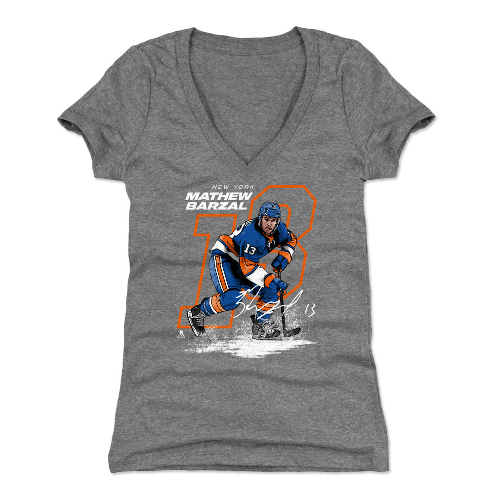 Mathew Barzal Women's V-Neck T-Shirt | 500 LEVEL