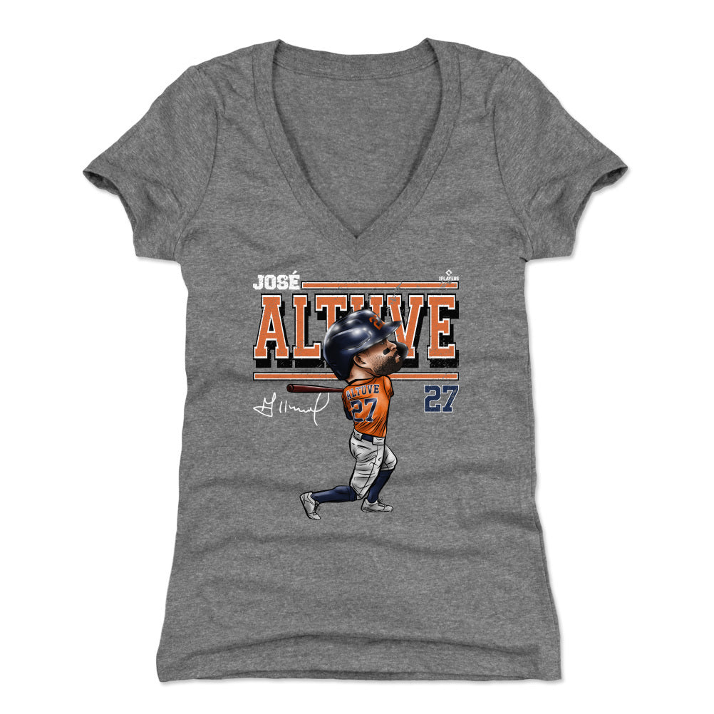 Jose Altuve Women's V-Neck T-Shirt | 500 LEVEL