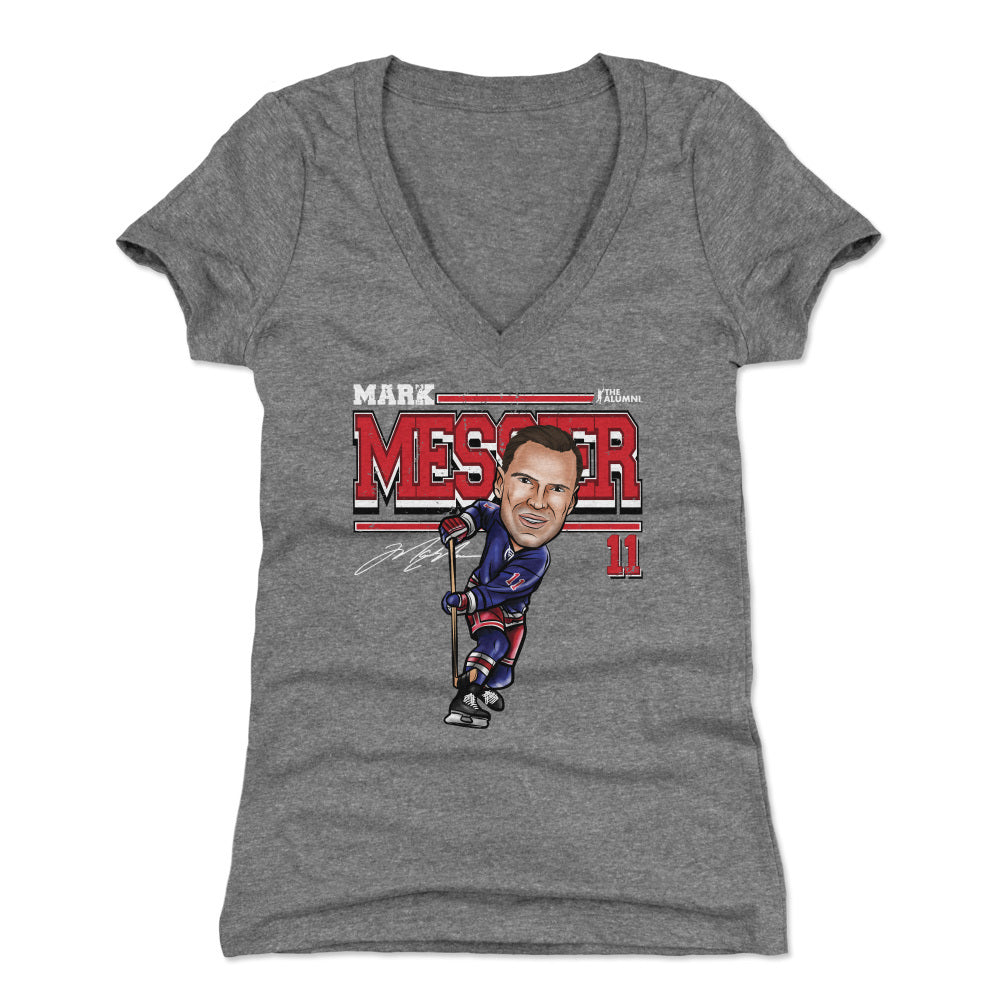 Mark Messier Women's V-Neck T-Shirt | 500 LEVEL