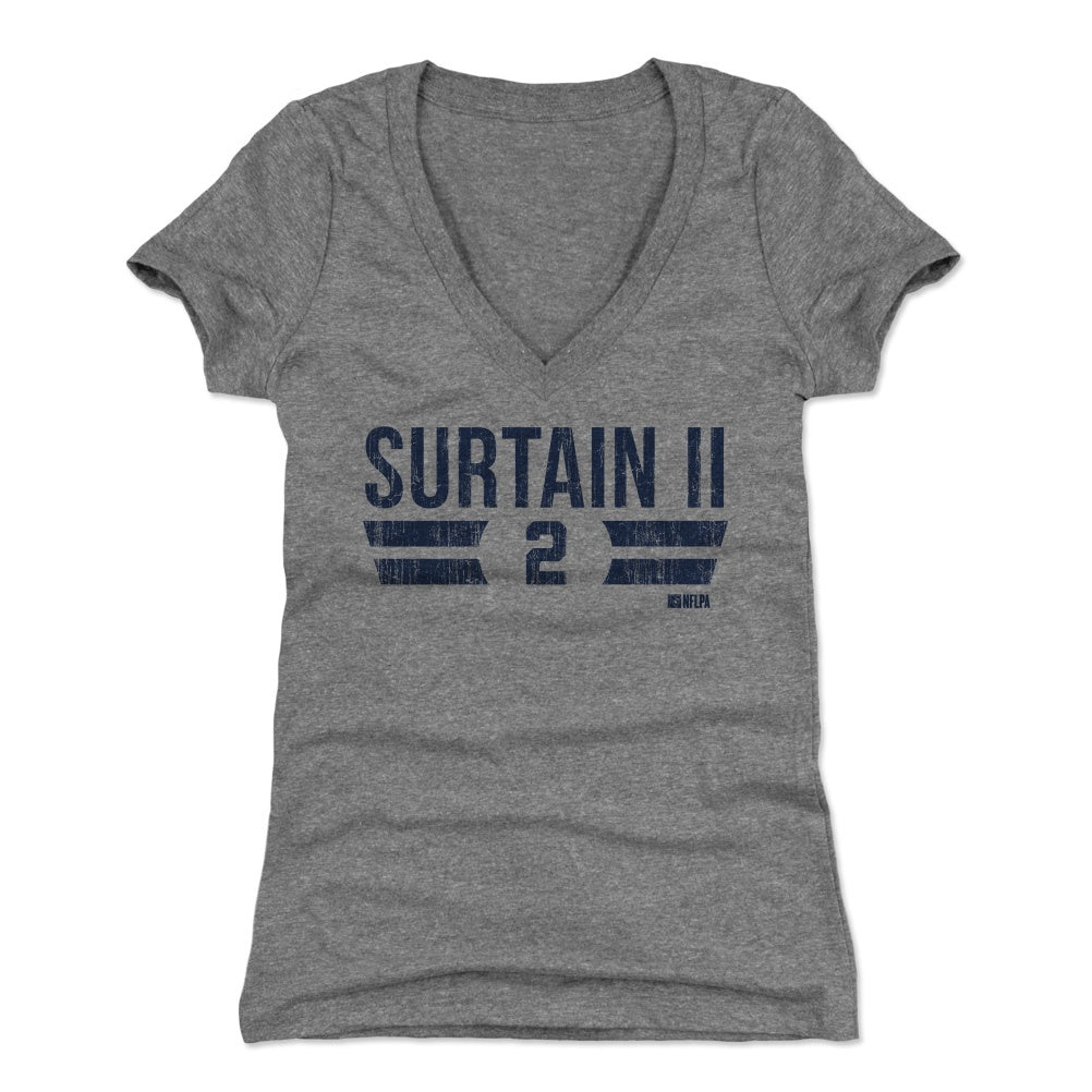 Patrick Surtain II Women's V-Neck T-Shirt | 500 LEVEL