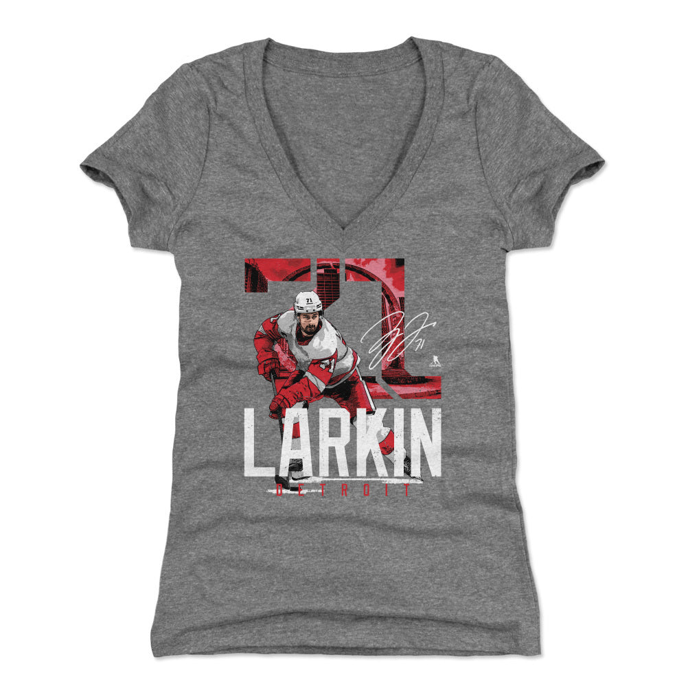 Dylan Larkin Women's V-Neck T-Shirt | 500 LEVEL