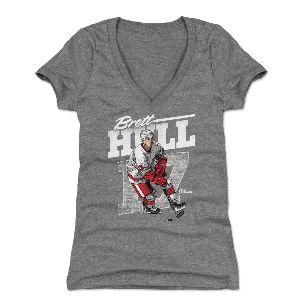Brett Hull Women's V-Neck T-Shirt | 500 LEVEL