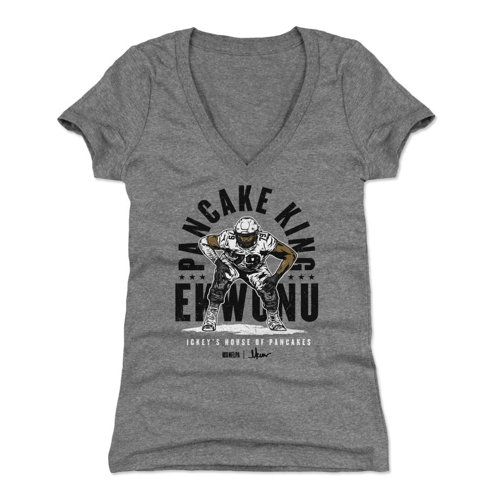 Ickey Ekwonu Women's V-Neck T-Shirt | 500 LEVEL