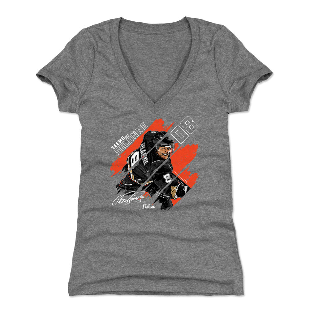 Teemu Selanne Women's V-Neck T-Shirt | 500 LEVEL