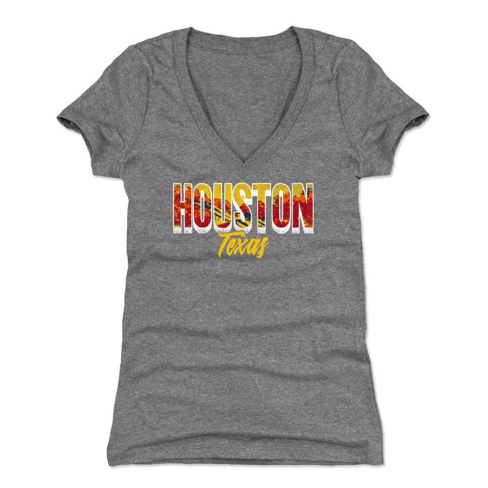 Houston Women's V-Neck T-Shirt | 500 LEVEL