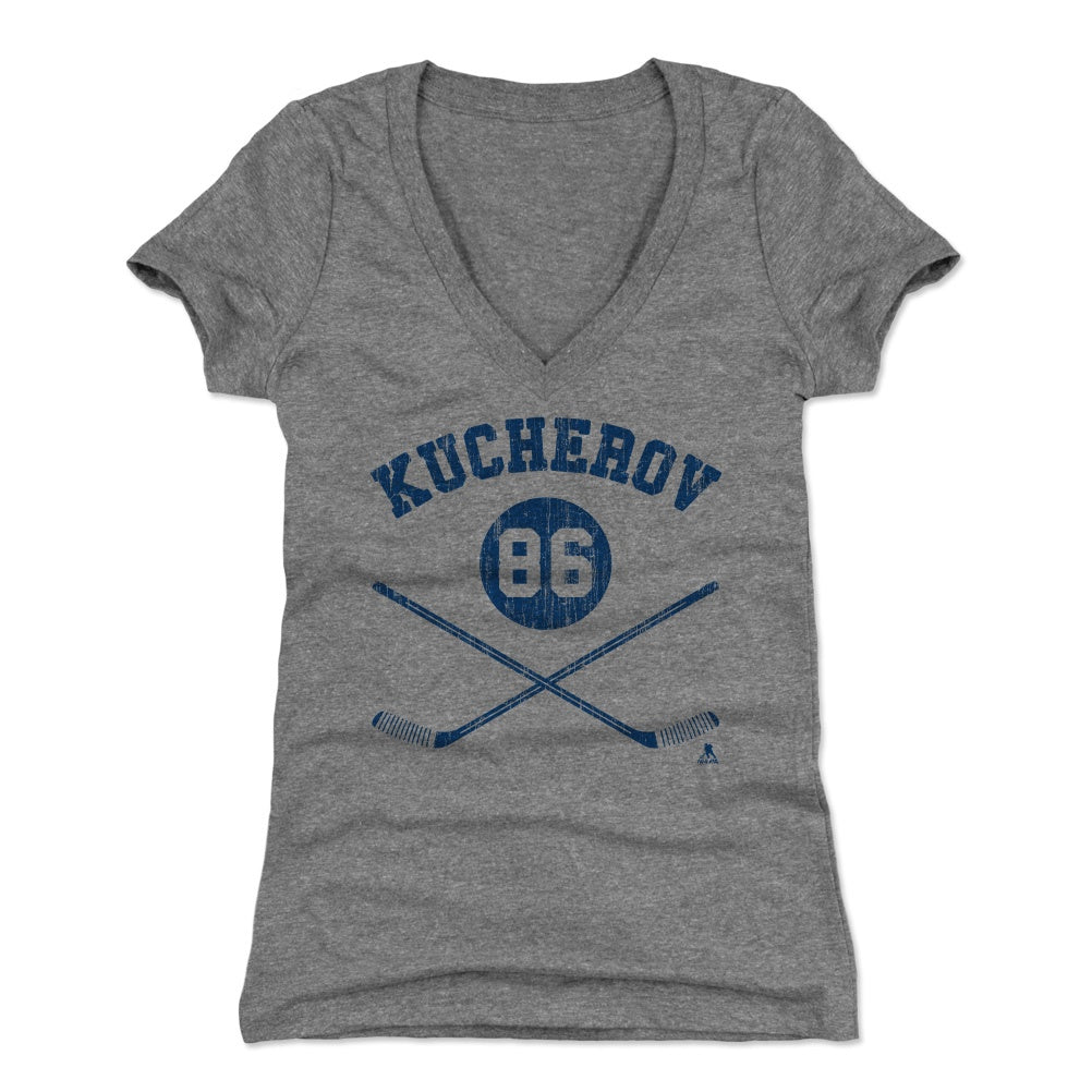 Nikita Kucherov Women's V-Neck T-Shirt | 500 LEVEL