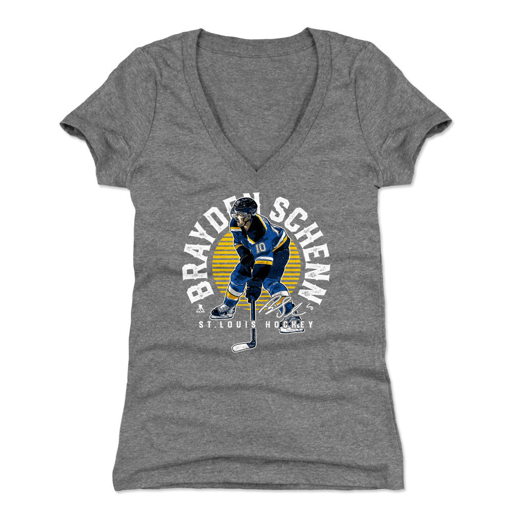 Brayden Schenn Women's V-Neck T-Shirt | 500 LEVEL