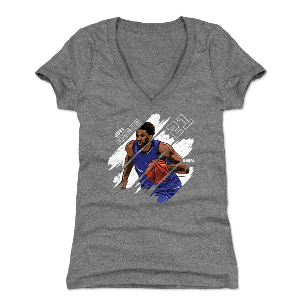 Joel Embiid Women's V-Neck T-Shirt | 500 LEVEL