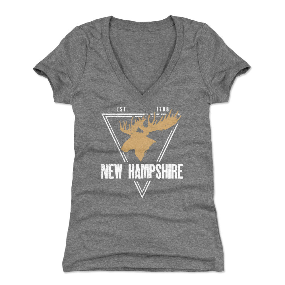 New Hampshire Women's V-Neck T-Shirt | 500 LEVEL