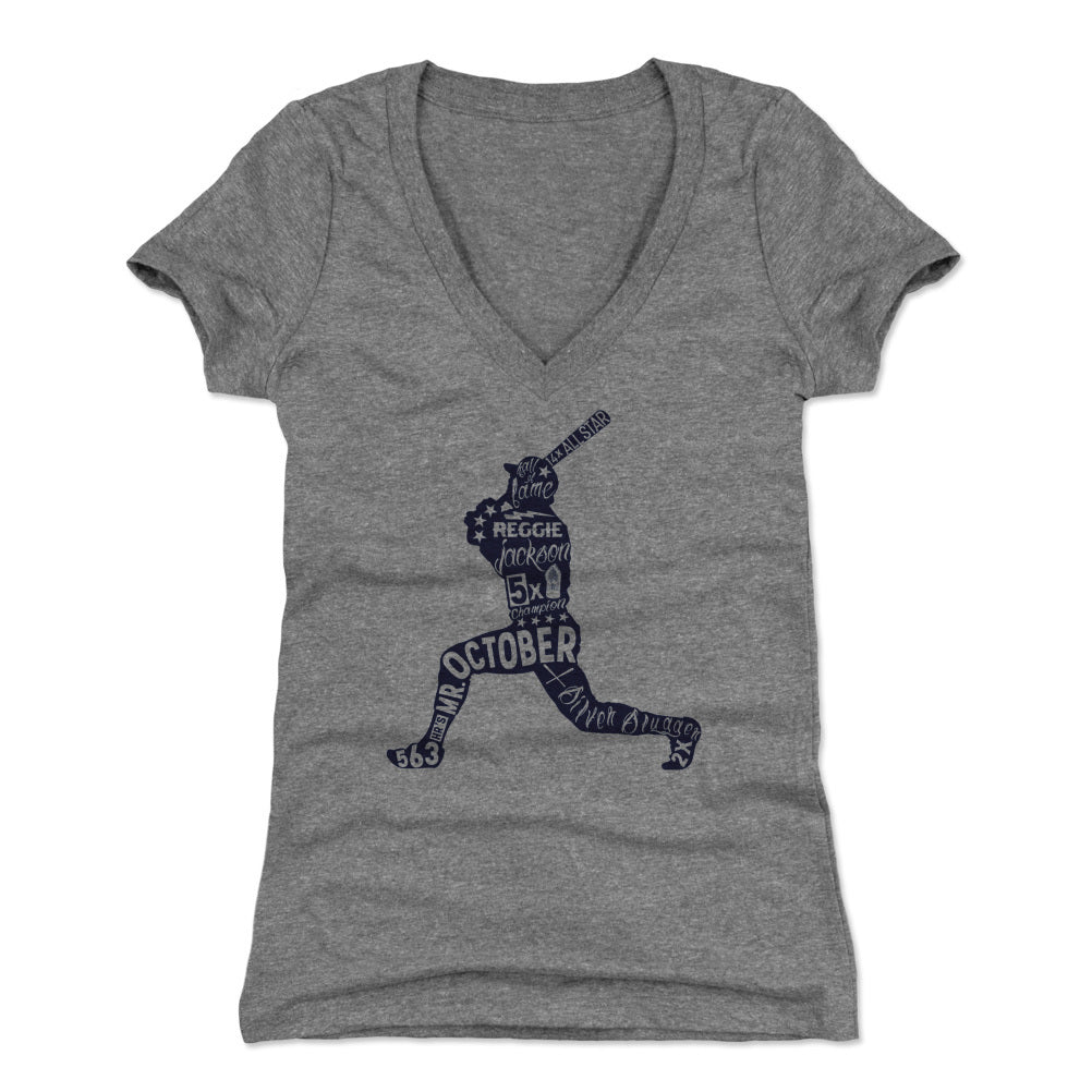 Reggie Jackson Women's V-Neck T-Shirt | 500 LEVEL