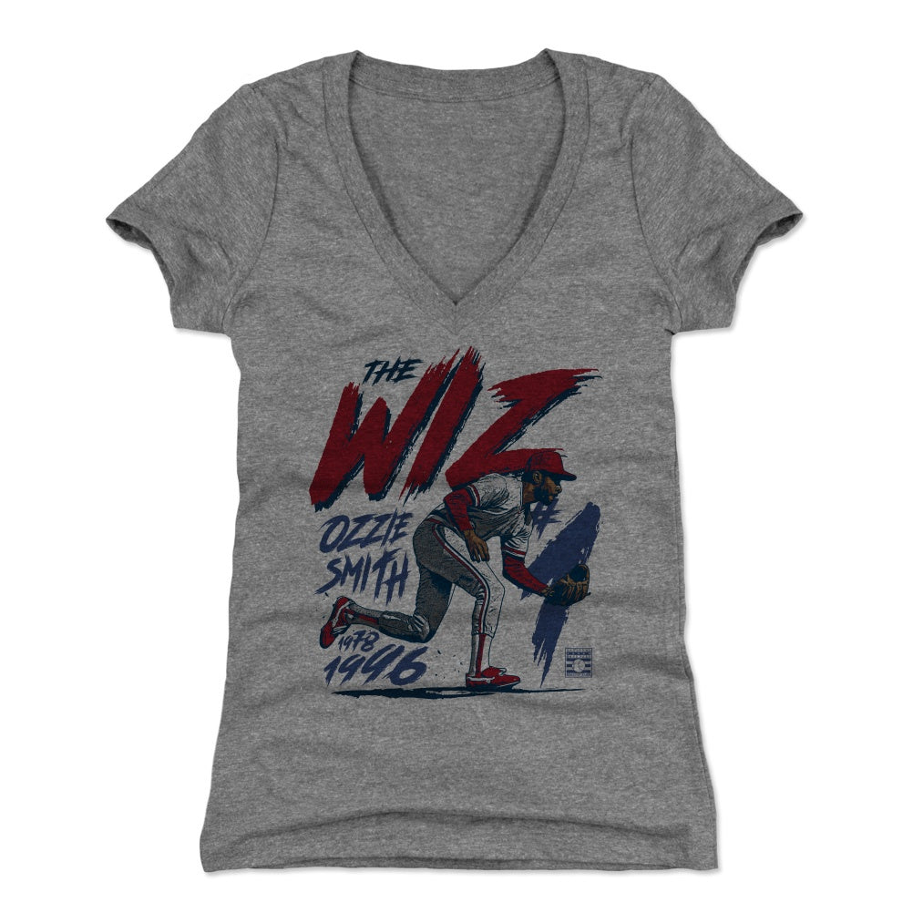 Ozzie Smith Women's V-Neck T-Shirt | 500 LEVEL
