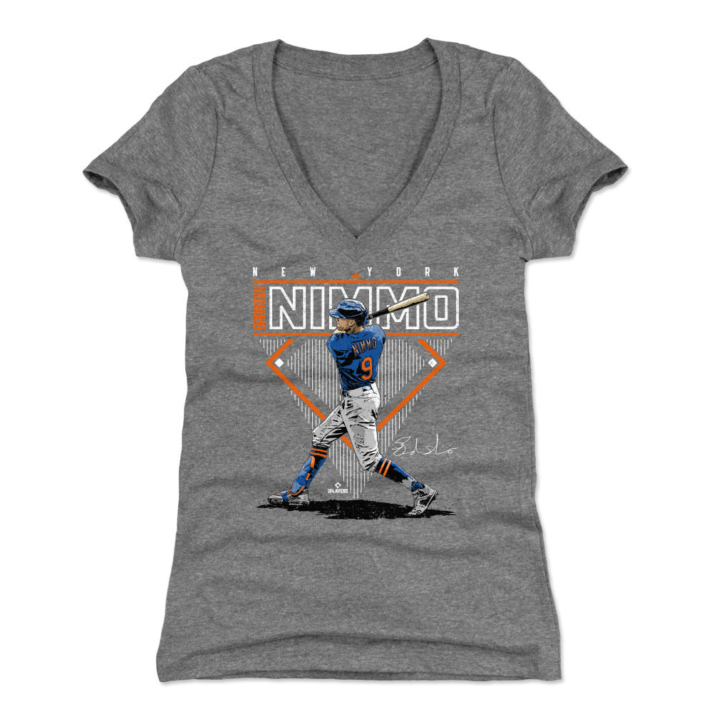 Brandon Nimmo Women's V-Neck T-Shirt | 500 LEVEL