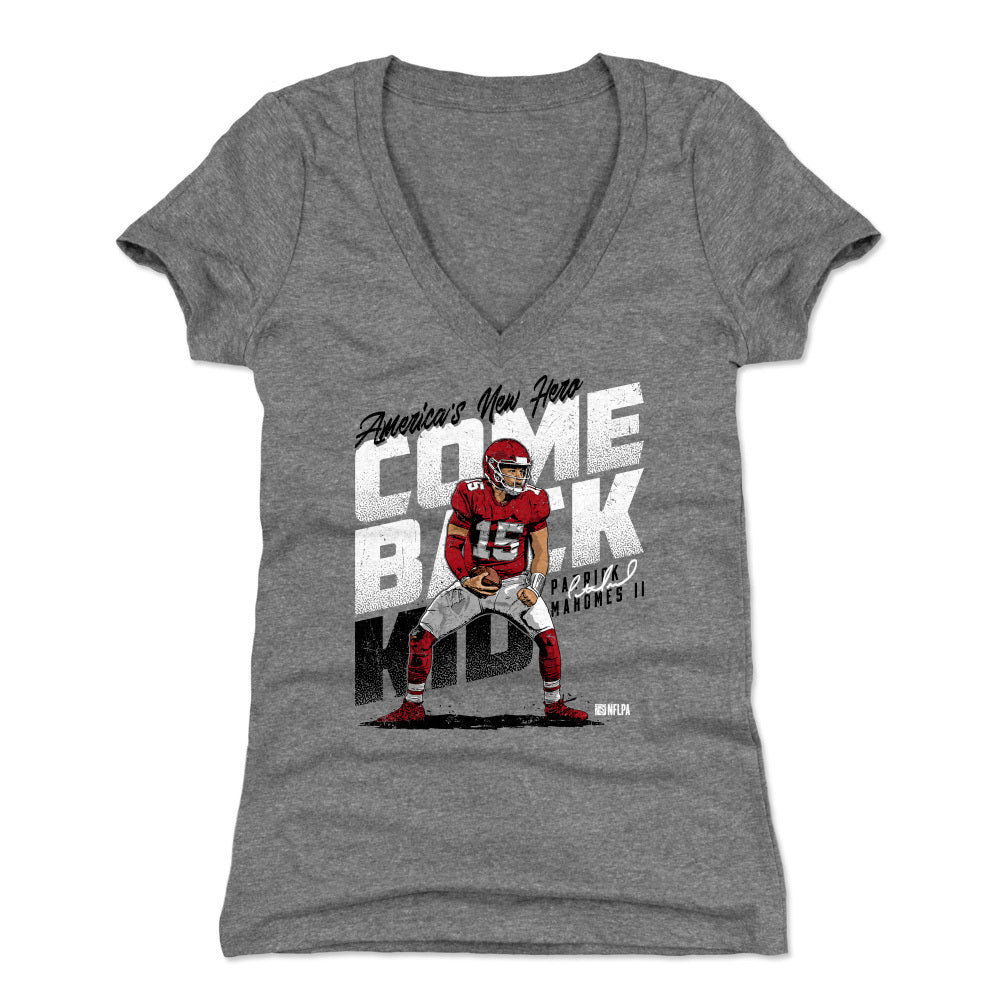 Patrick Mahomes Women's V-Neck T-Shirt | 500 LEVEL