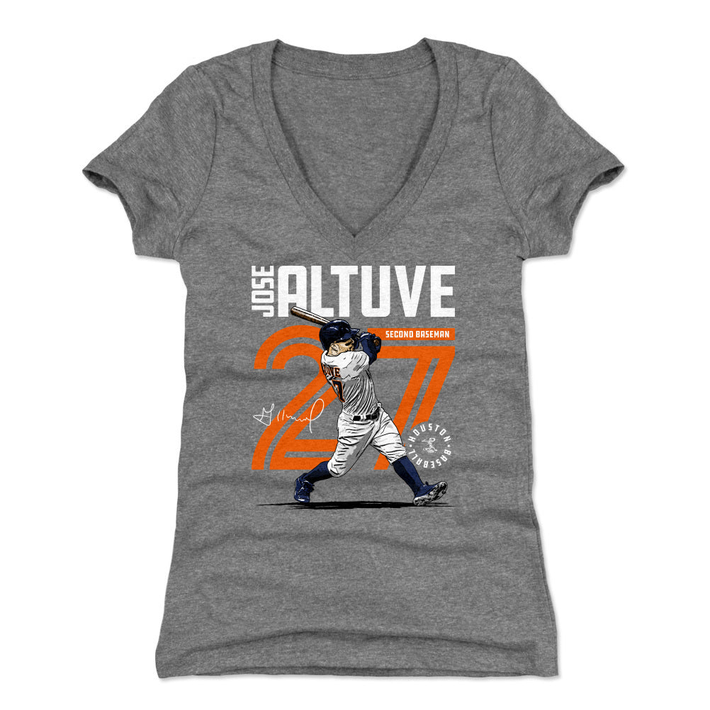 Jose Altuve Women's V-Neck T-Shirt | 500 LEVEL