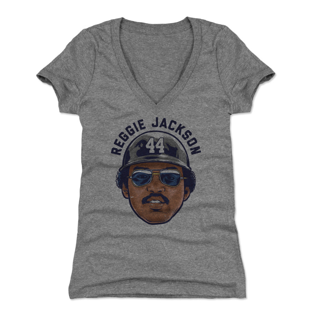 Reggie Jackson Women's V-Neck T-Shirt | 500 LEVEL