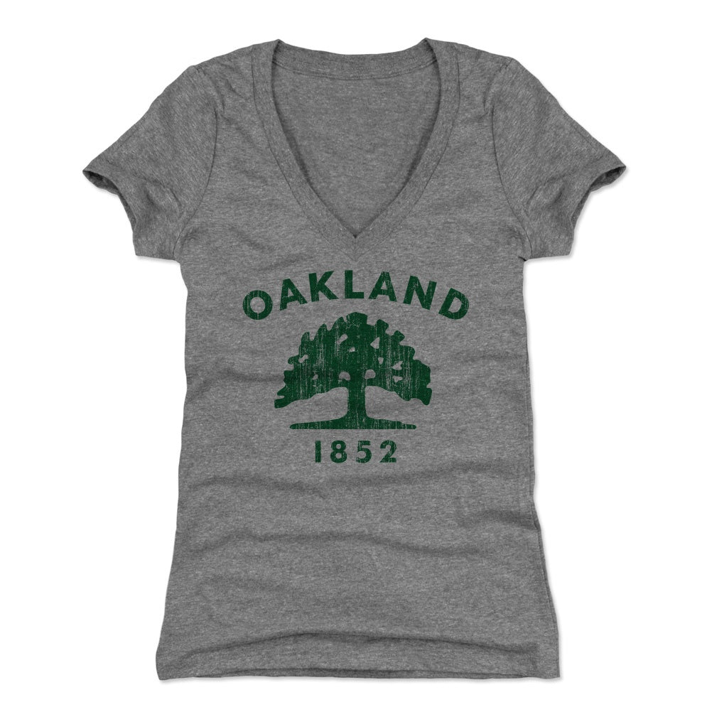 Oakland Women's V-Neck T-Shirt | 500 LEVEL