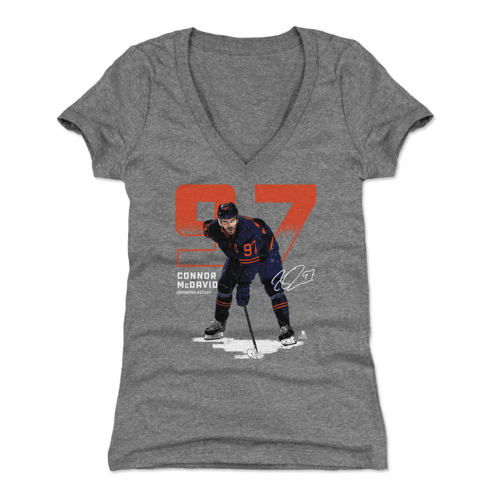Connor McDavid Women's V-Neck T-Shirt | 500 LEVEL
