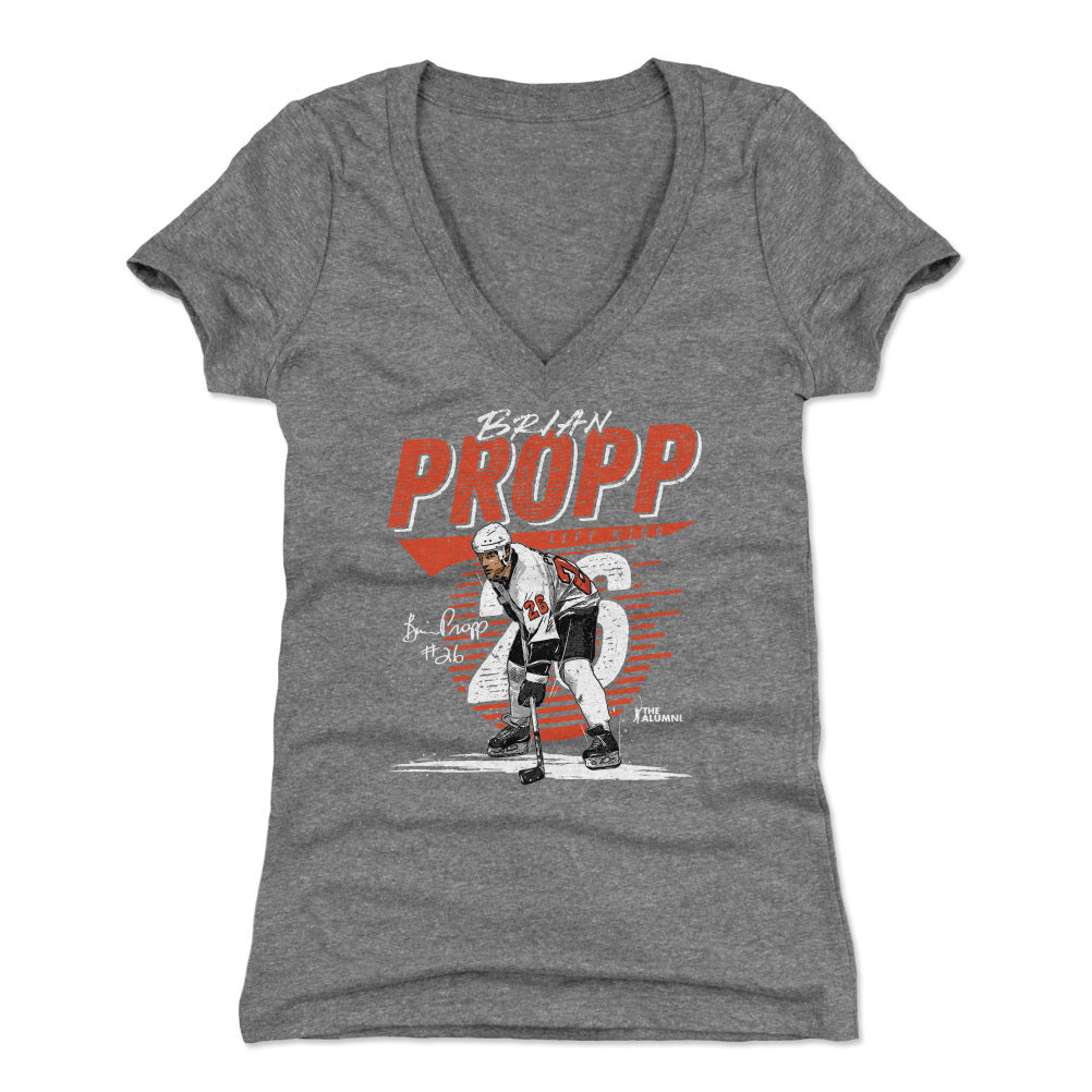 Brian Propp Women's V-Neck T-Shirt | 500 LEVEL