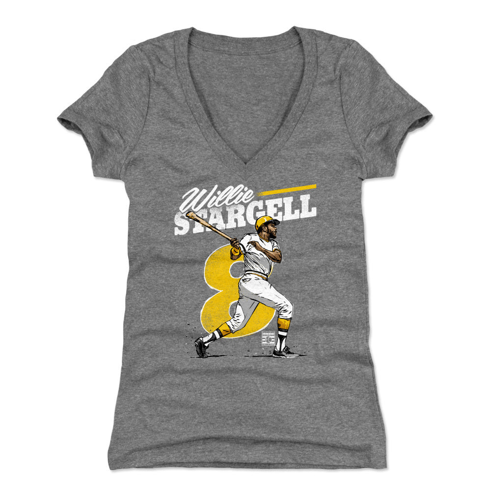 Willie Stargell Women's V-Neck T-Shirt | 500 LEVEL