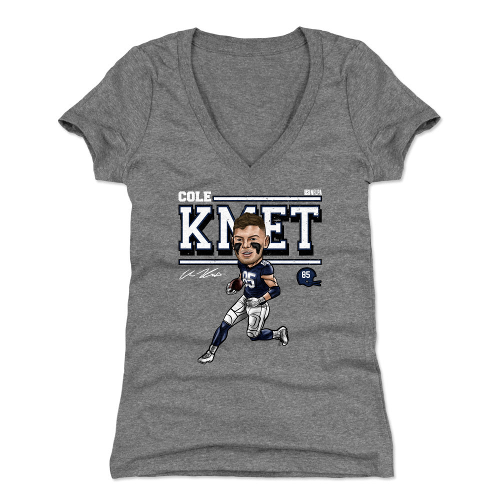 Cole Kmet Women's V-Neck T-Shirt | 500 LEVEL