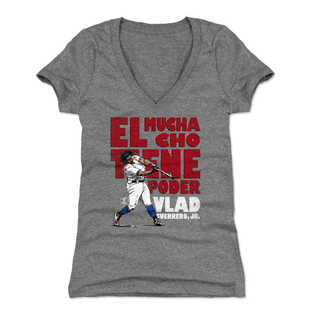 Vladimir Guerrero Jr. Women's V-Neck T-Shirt | 500 LEVEL