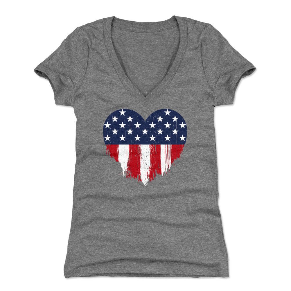 4th of July Women's V-Neck T-Shirt | 500 LEVEL
