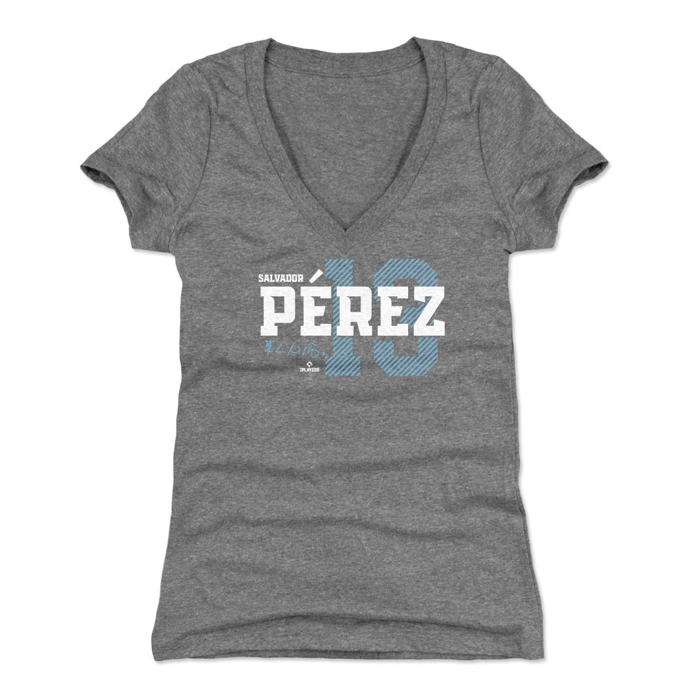 Salvador Perez Women's V-Neck T-Shirt | 500 LEVEL