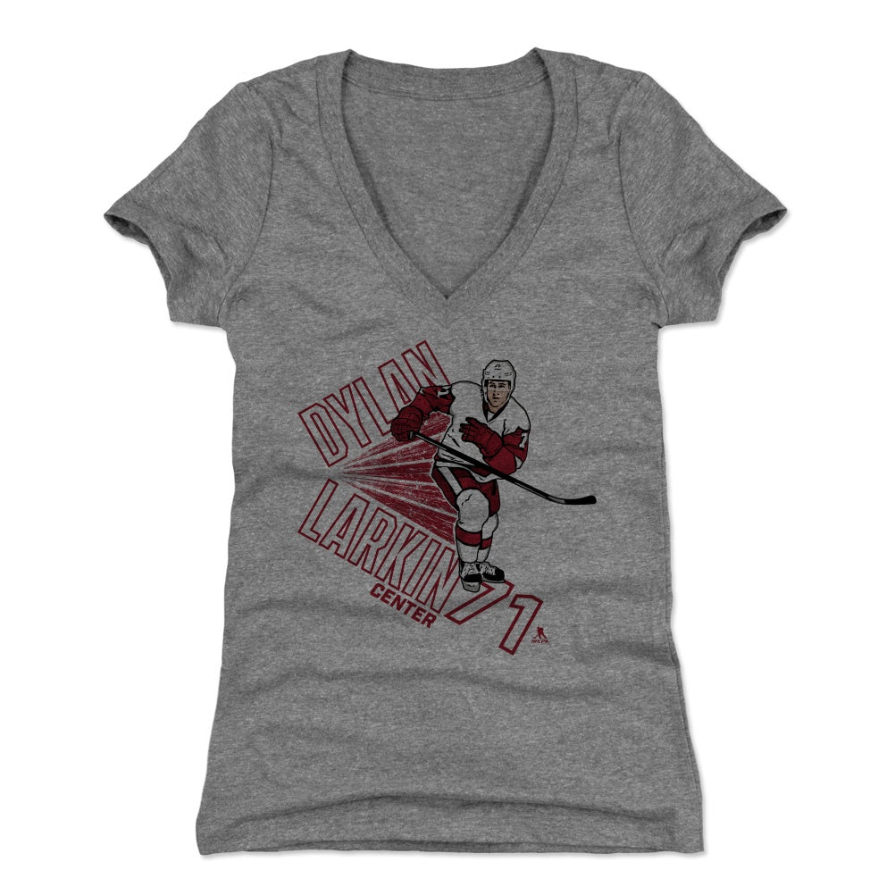 Dylan Larkin Women's V-Neck T-Shirt | 500 LEVEL