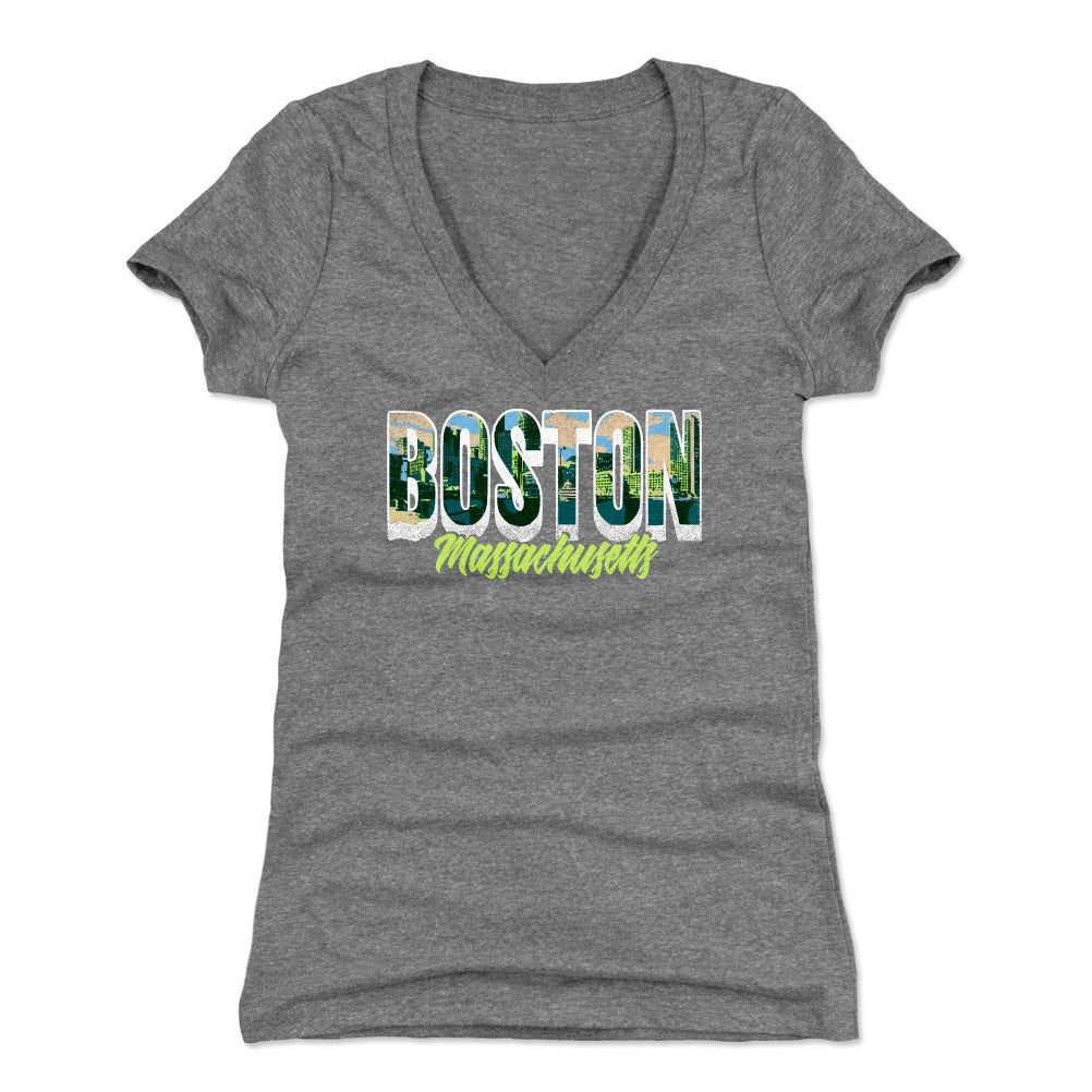Boston Women's V-Neck T-Shirt | 500 LEVEL