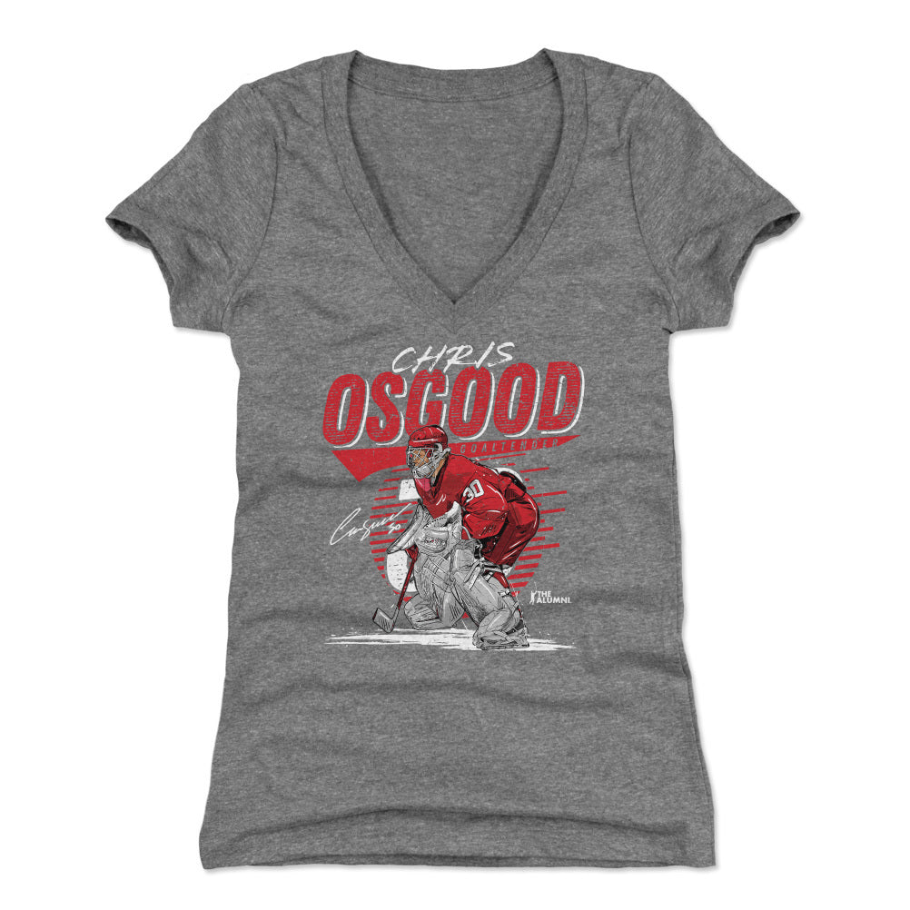 Chris Osgood Women's V-Neck T-Shirt | 500 LEVEL