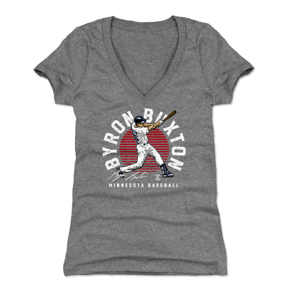 Byron Buxton Women's V-Neck T-Shirt | 500 LEVEL