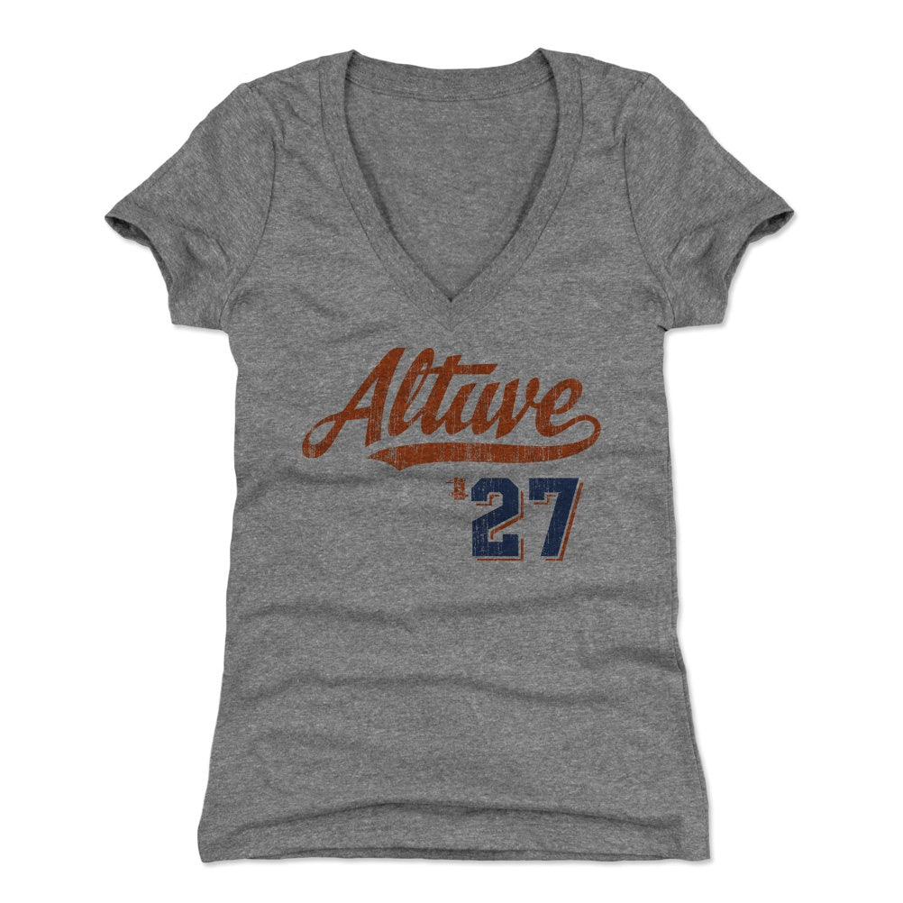 Jose Altuve Women's V-Neck T-Shirt | 500 LEVEL