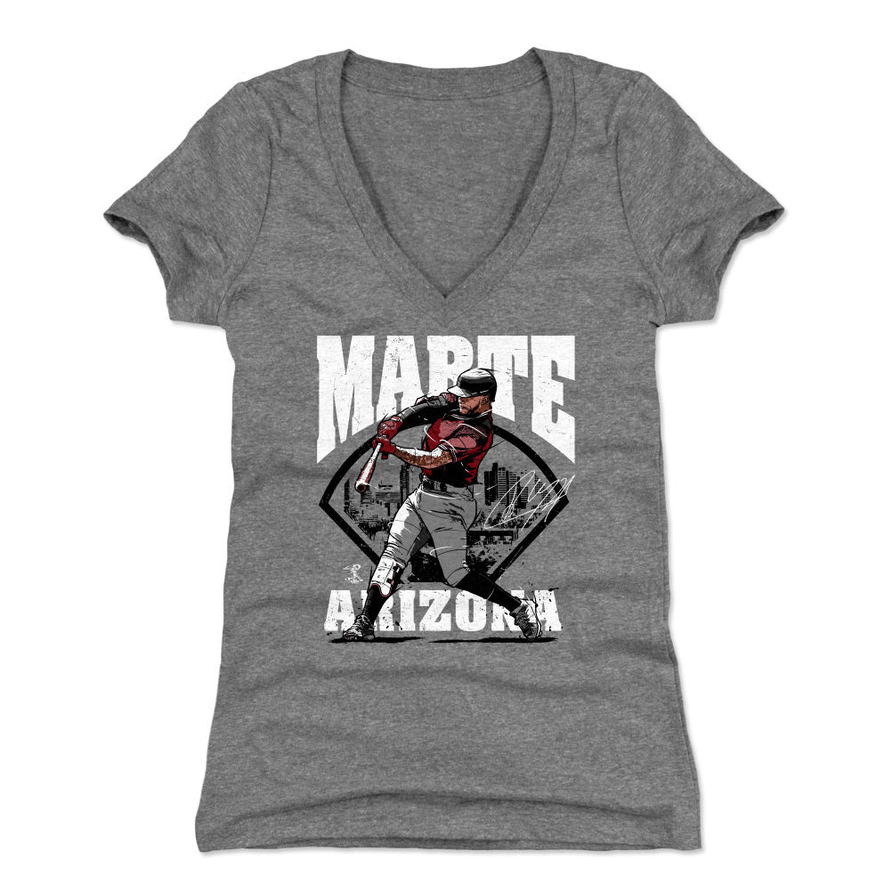 Ketel Marte Women's V-Neck T-Shirt | 500 LEVEL