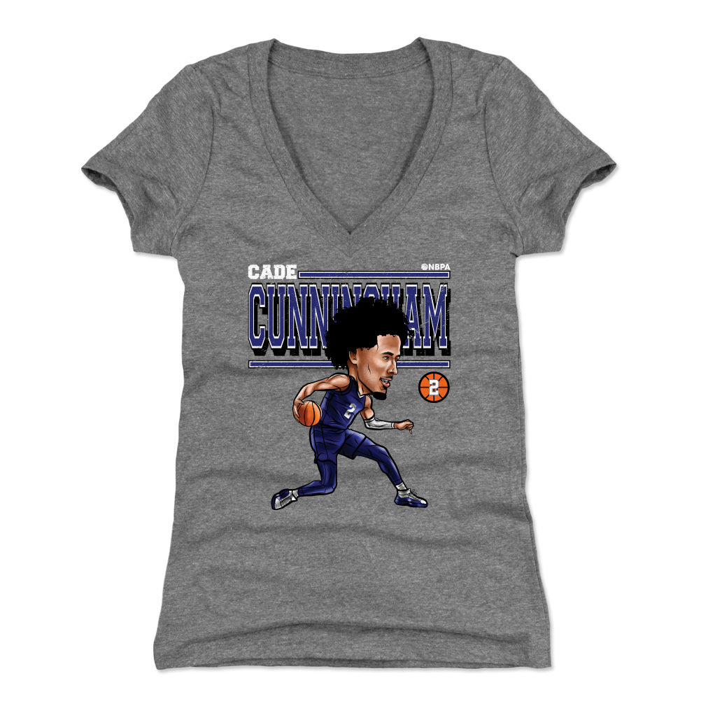 Cade Cunningham Women's V-Neck T-Shirt | 500 LEVEL