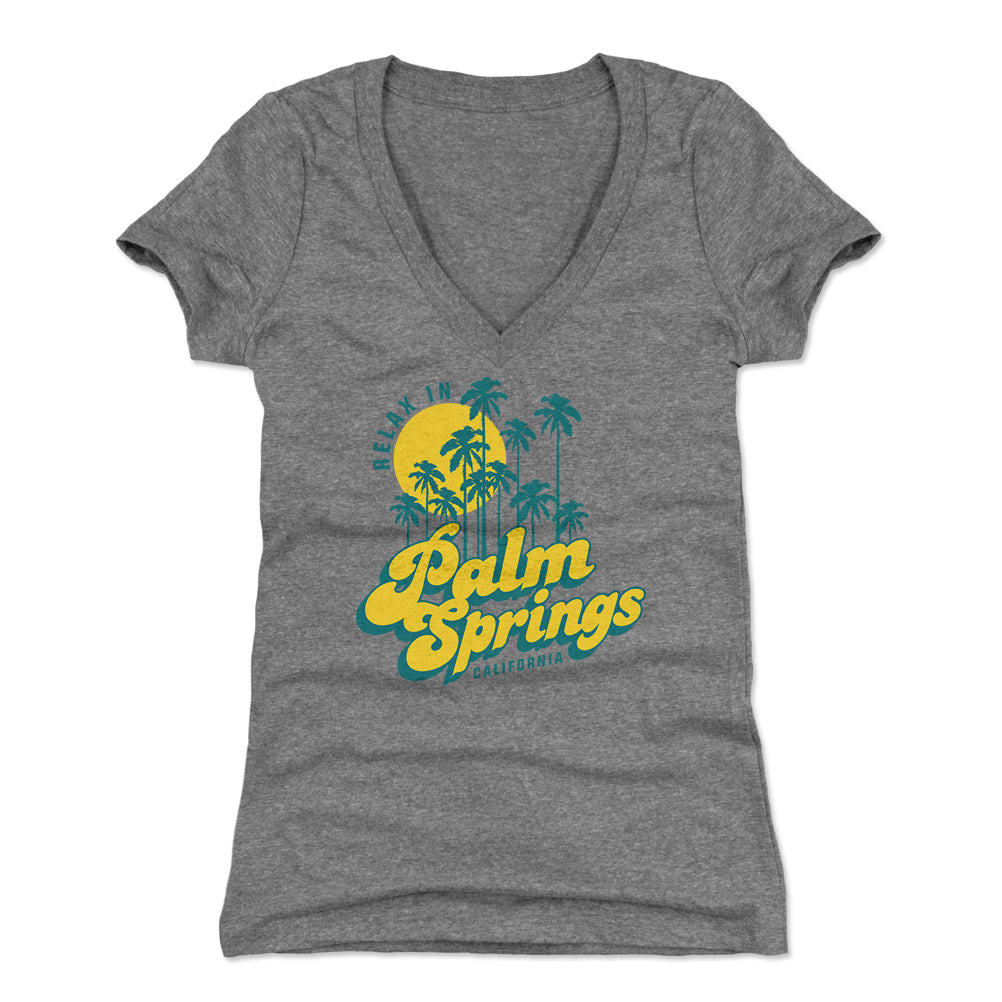 Palm Springs Women's V-Neck T-Shirt | 500 LEVEL