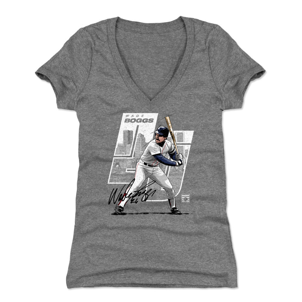 Wade Boggs Women's V-Neck T-Shirt | 500 LEVEL