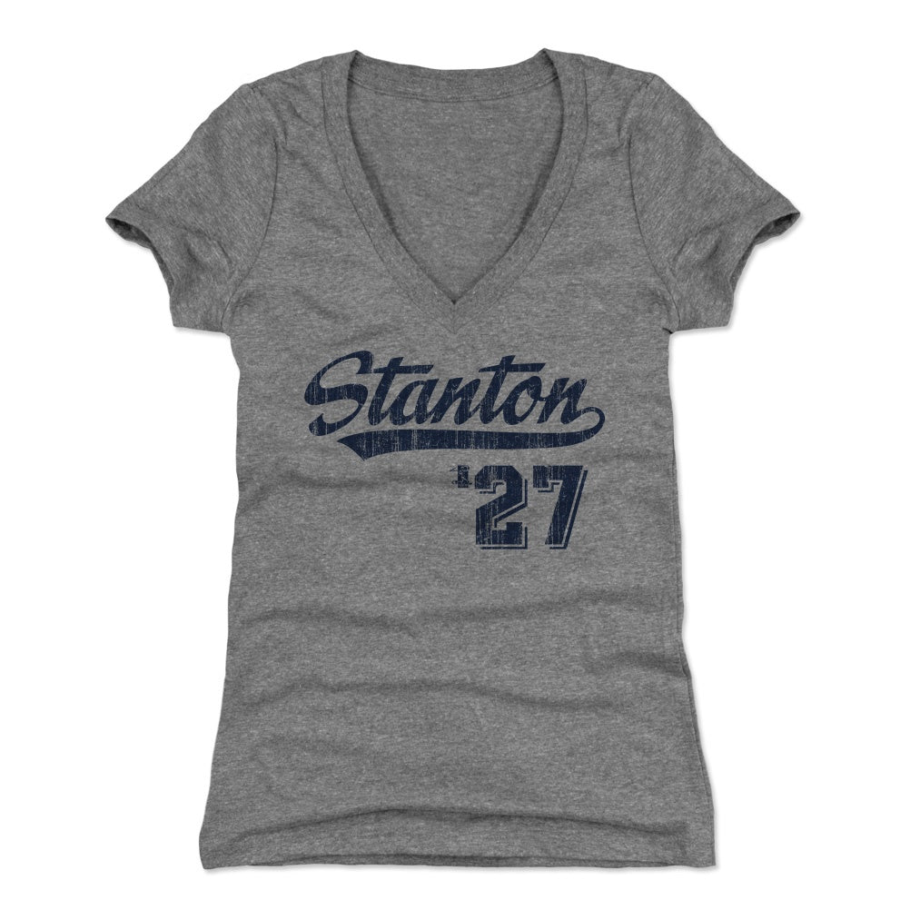Giancarlo Stanton Women's V-Neck T-Shirt | 500 LEVEL
