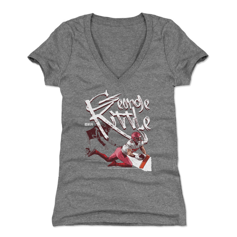 George Kittle Women's V-Neck T-Shirt | 500 LEVEL