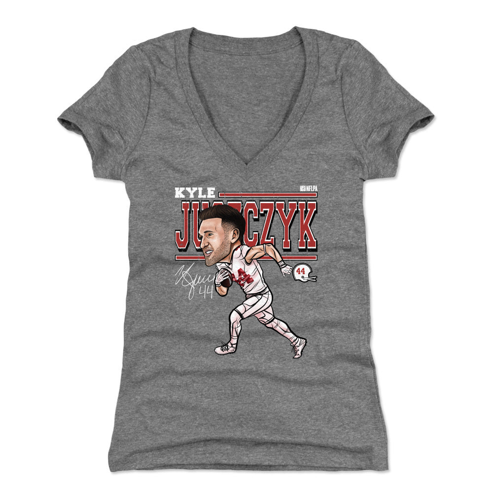 Kyle Juszczyk Women's V-Neck T-Shirt | 500 LEVEL
