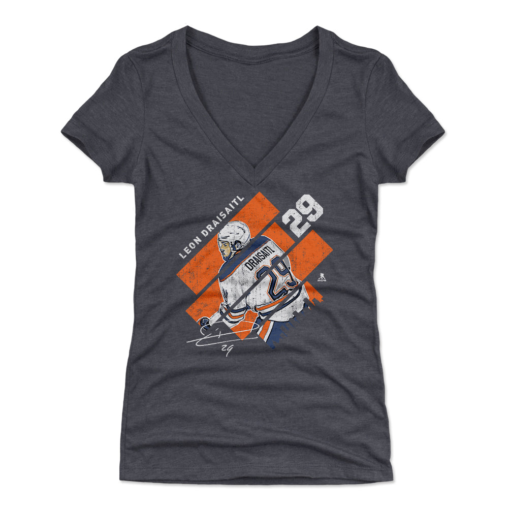 Leon Draisaitl Women's V-Neck T-Shirt | 500 LEVEL