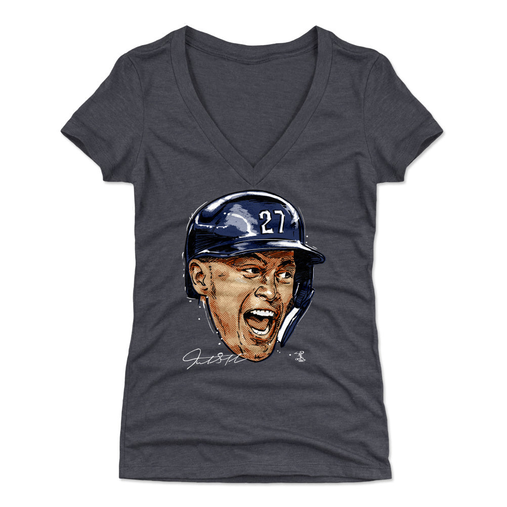 Giancarlo Stanton Women's V-Neck T-Shirt | 500 LEVEL