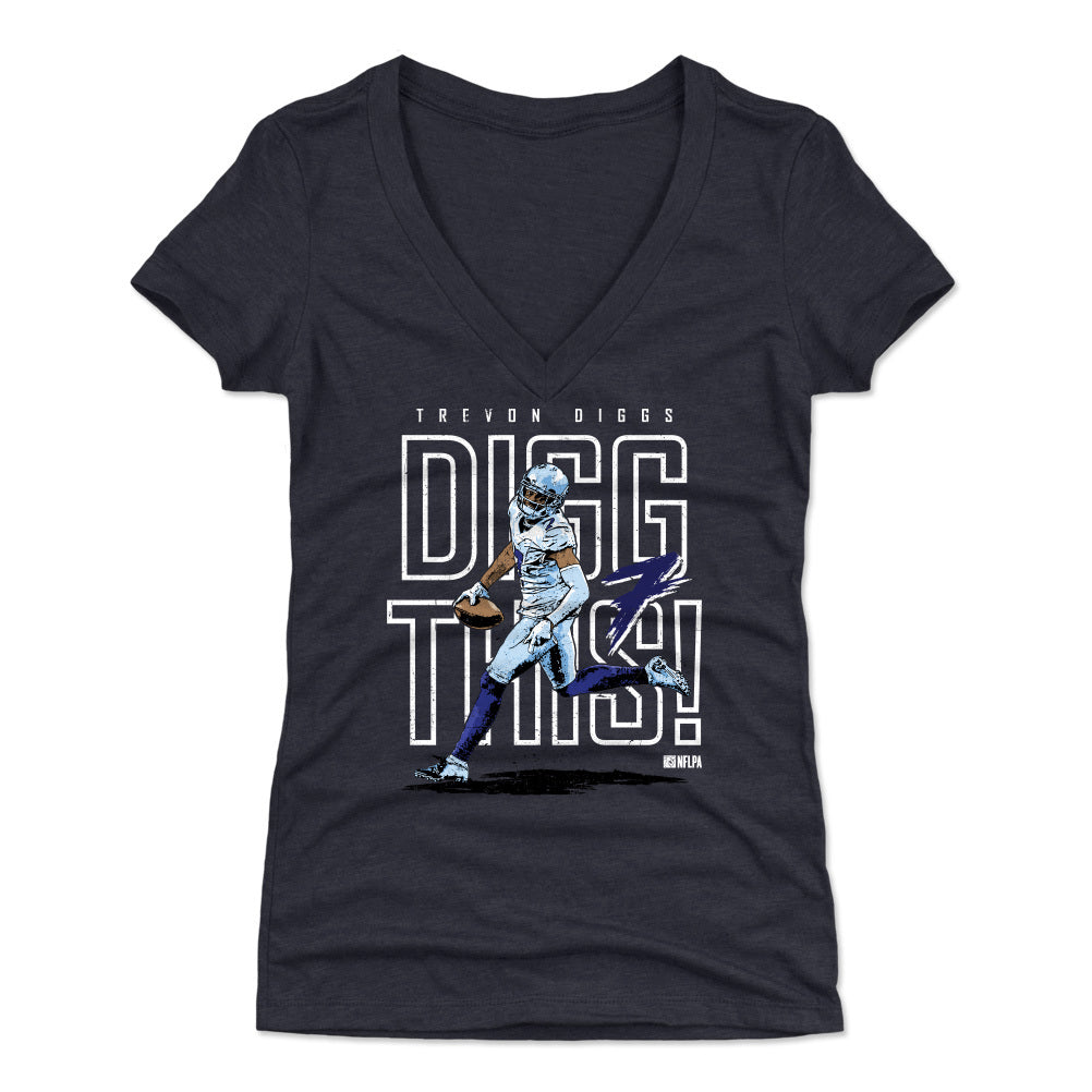 Trevon Diggs Women's V-Neck T-Shirt | 500 LEVEL