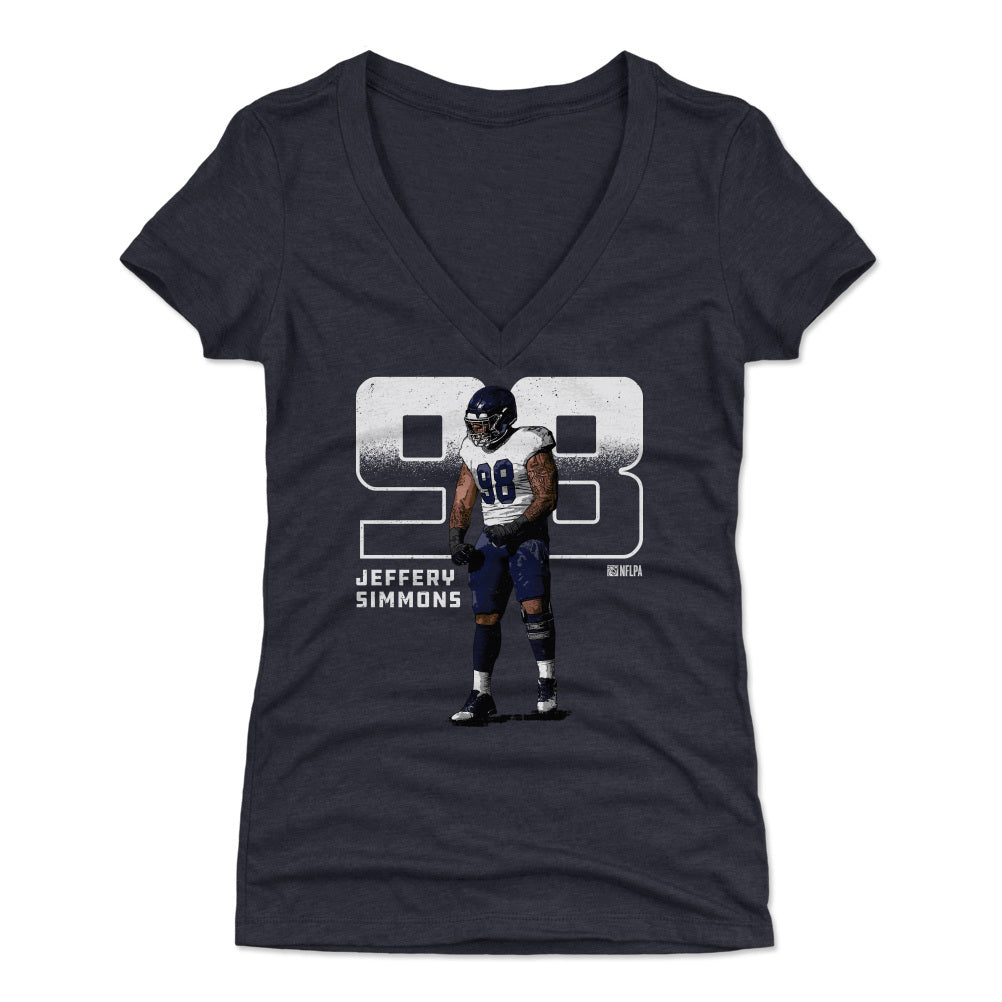Jeffery Simmons Women's V-Neck T-Shirt | 500 LEVEL