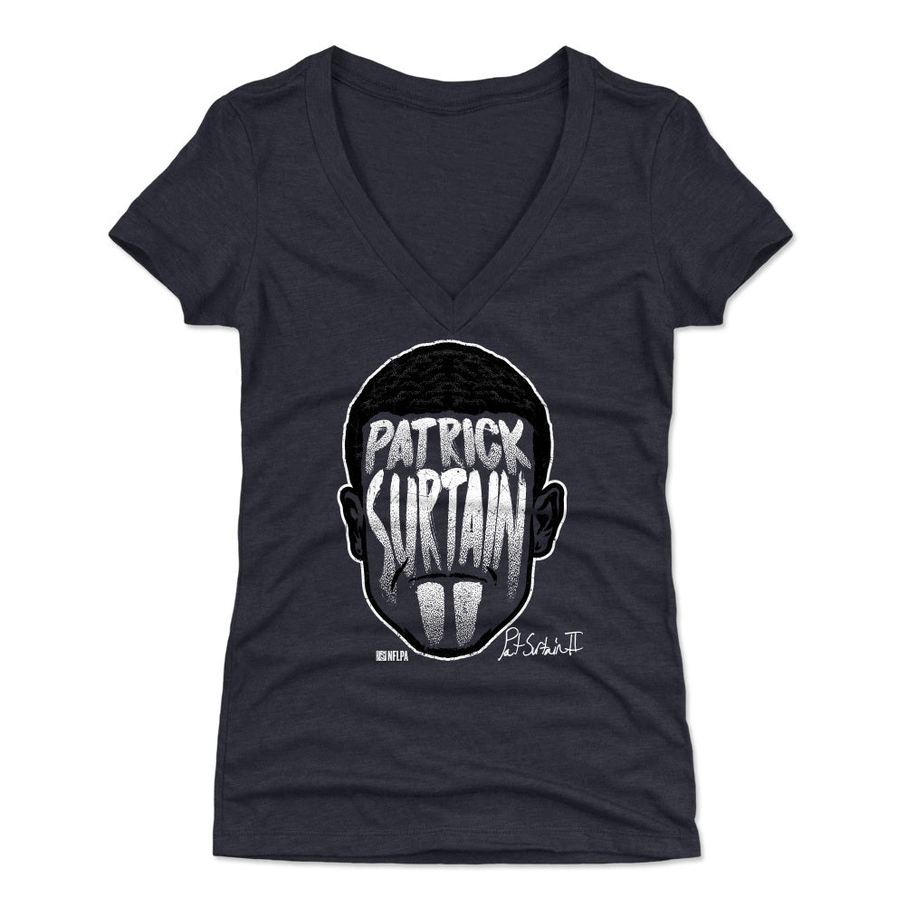 Patrick Surtain II Women's V-Neck T-Shirt | 500 LEVEL