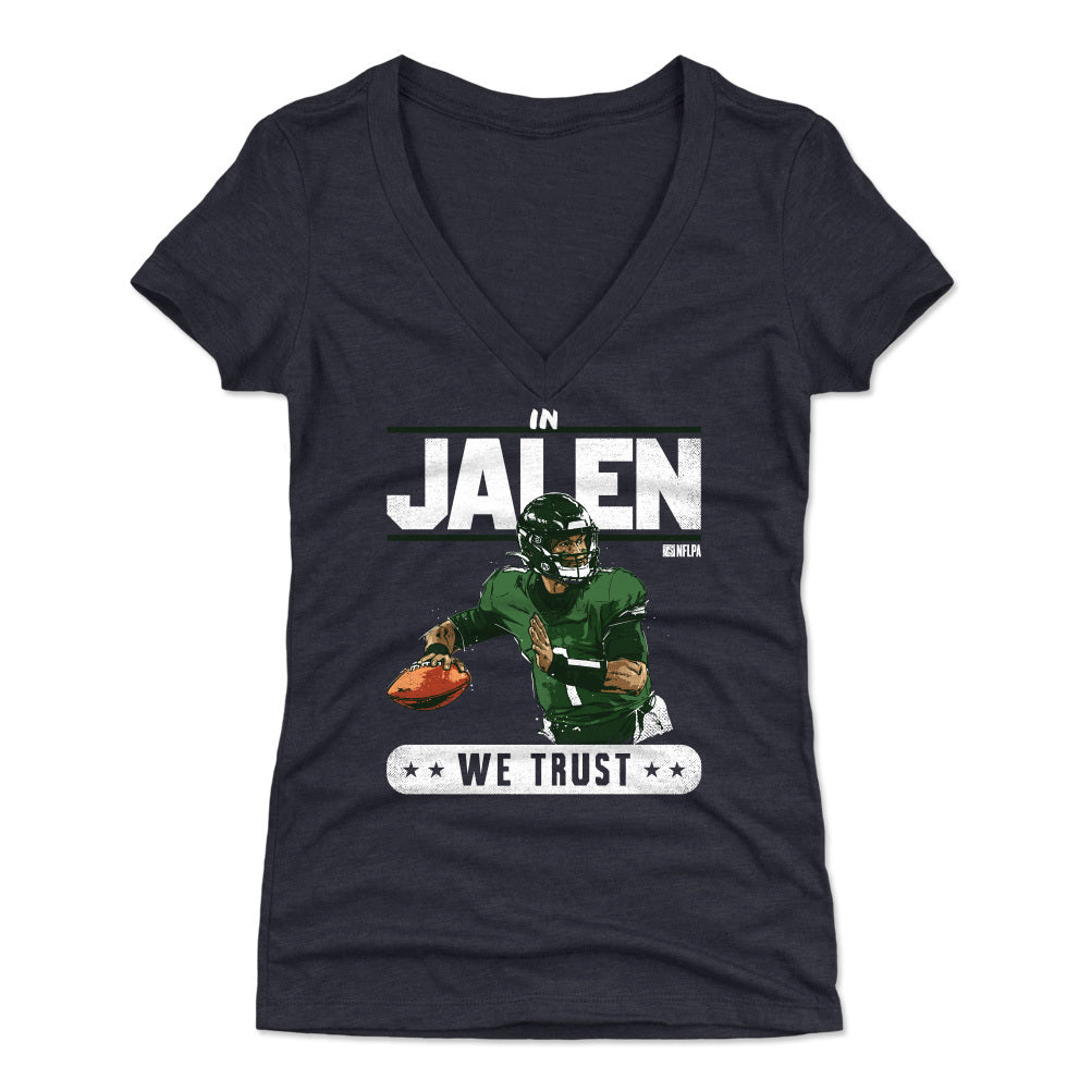 Jalen Hurts Women's V-Neck T-Shirt | 500 LEVEL
