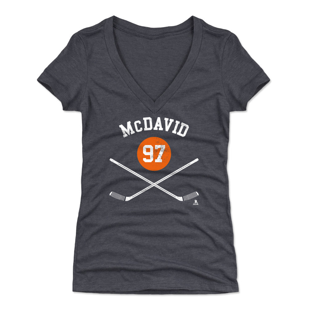 Connor McDavid Women's V-Neck T-Shirt | 500 LEVEL