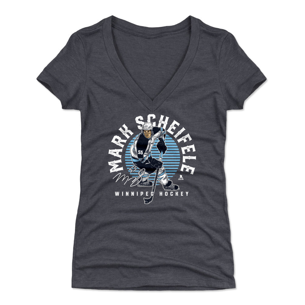 Mark Scheifele Women's V-Neck T-Shirt | 500 LEVEL