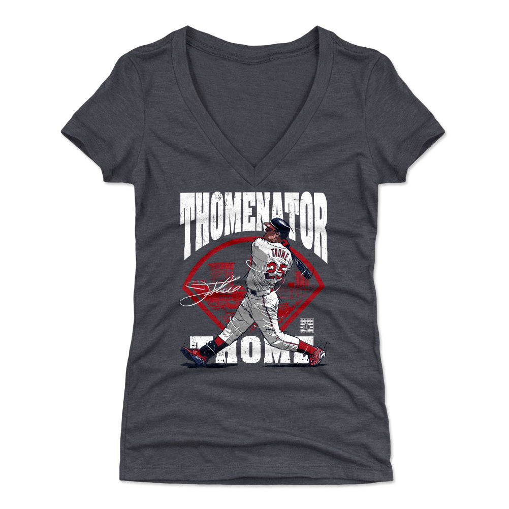 Jim Thome Women's V-Neck T-Shirt | 500 LEVEL