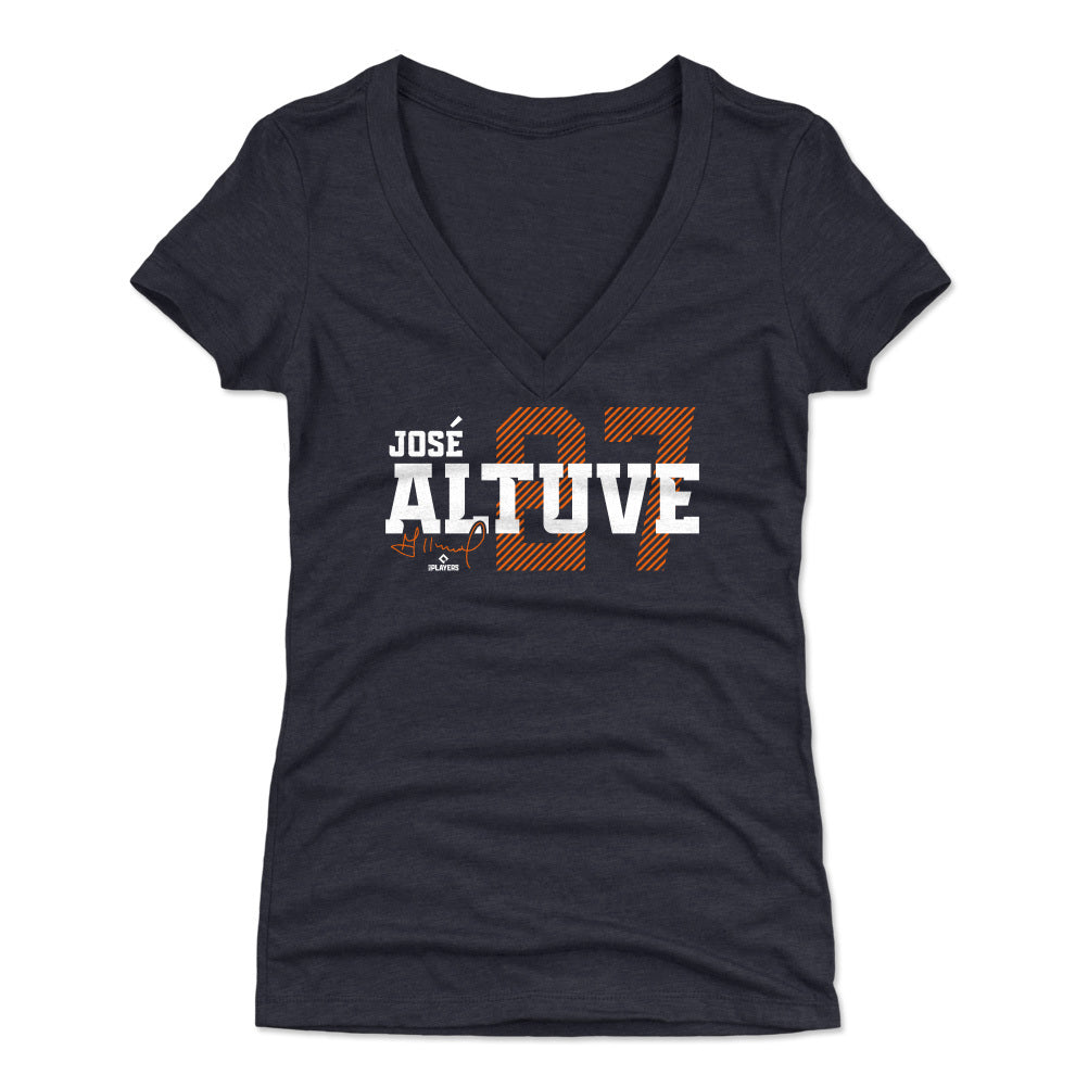 Jose Altuve Women's V-Neck T-Shirt | 500 LEVEL