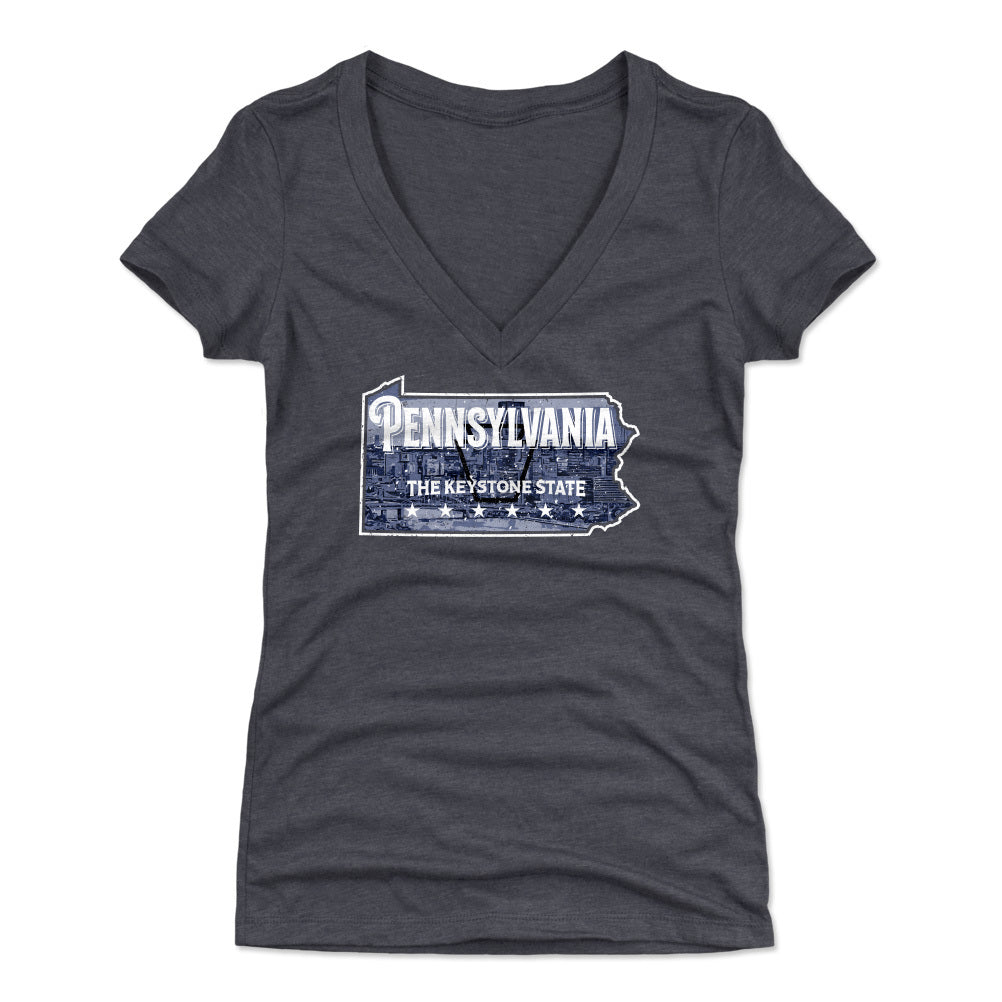 Pennsylvania Women's V-Neck T-Shirt | 500 LEVEL